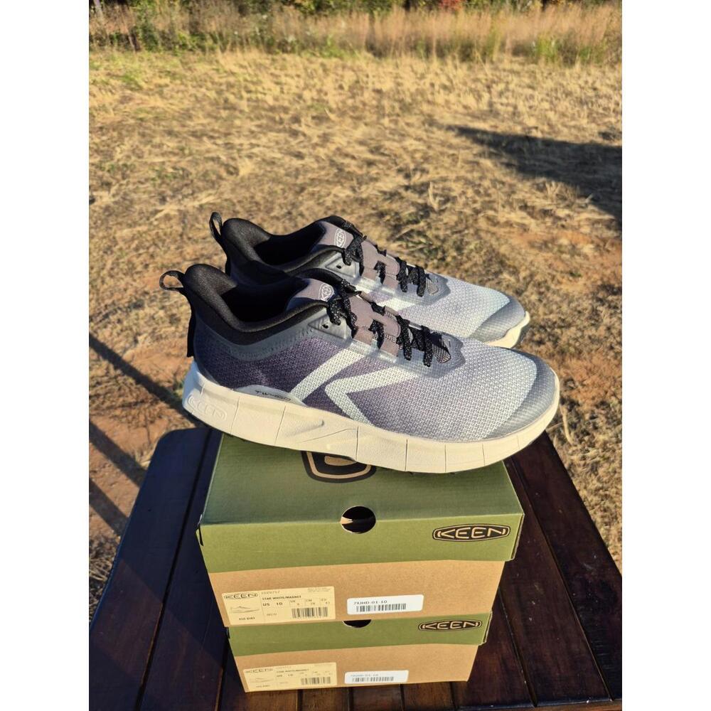 Keen 450 Dirt Hiking Shoes Mens 10 Lace Up Outdoors Sneakers Grey $170 MSRP NEW